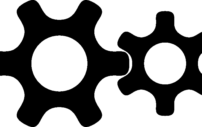 Free gear machine mesh vector